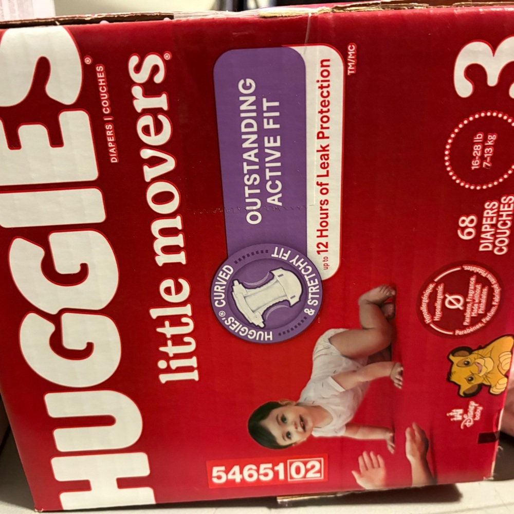 Huggies Little Movers Diapers Size 3
